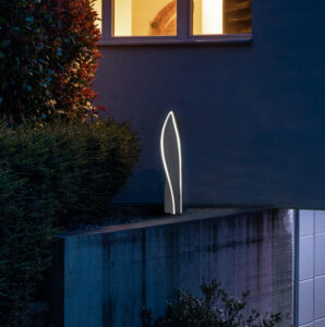 Lampe extérieure jardin, borne lumineuse de luxe design Luxury Lighting Fribourg Suisse